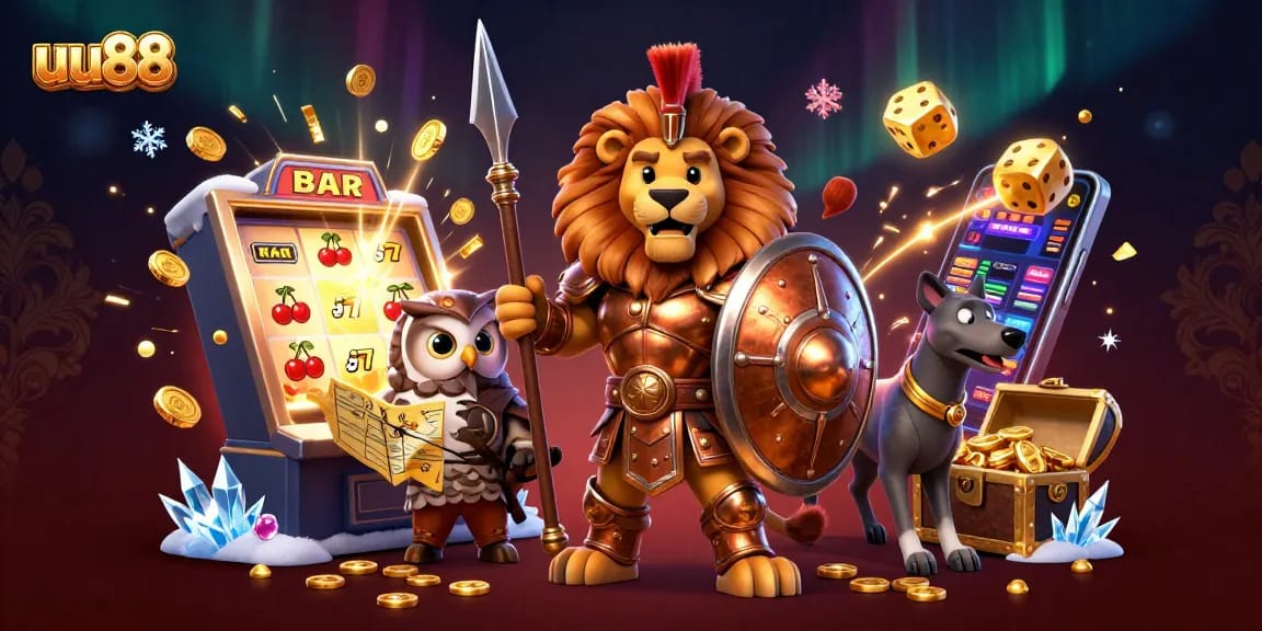 Experience thrilling gameplay at uu88 with dynamic slots and vivid casino elements in a captivating scene.