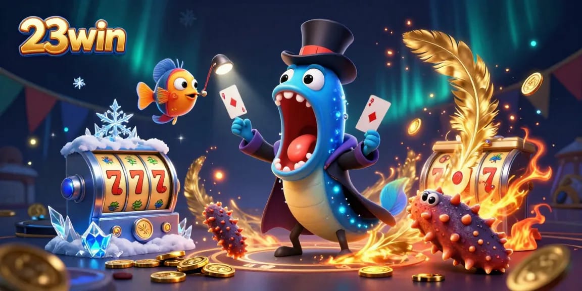 Engage with thrilling 23win casino action featuring vibrant characters and dynamic gaming elements.