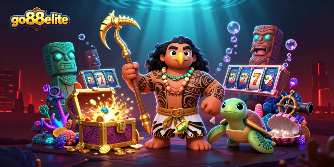 Experience winning at go88elite with exciting slots and rich gameplay elements in an immersive 3D casino scene.