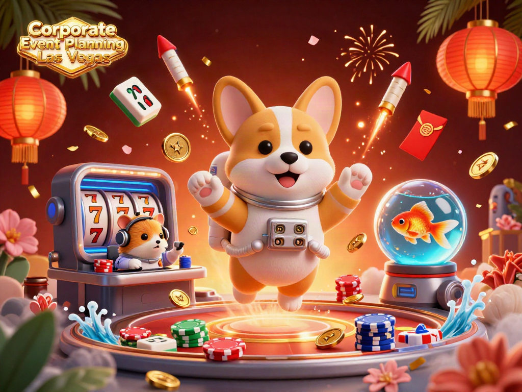 Elevate your Corporate Event Planning Las Vegas experience with engaging casino-themed imagery.