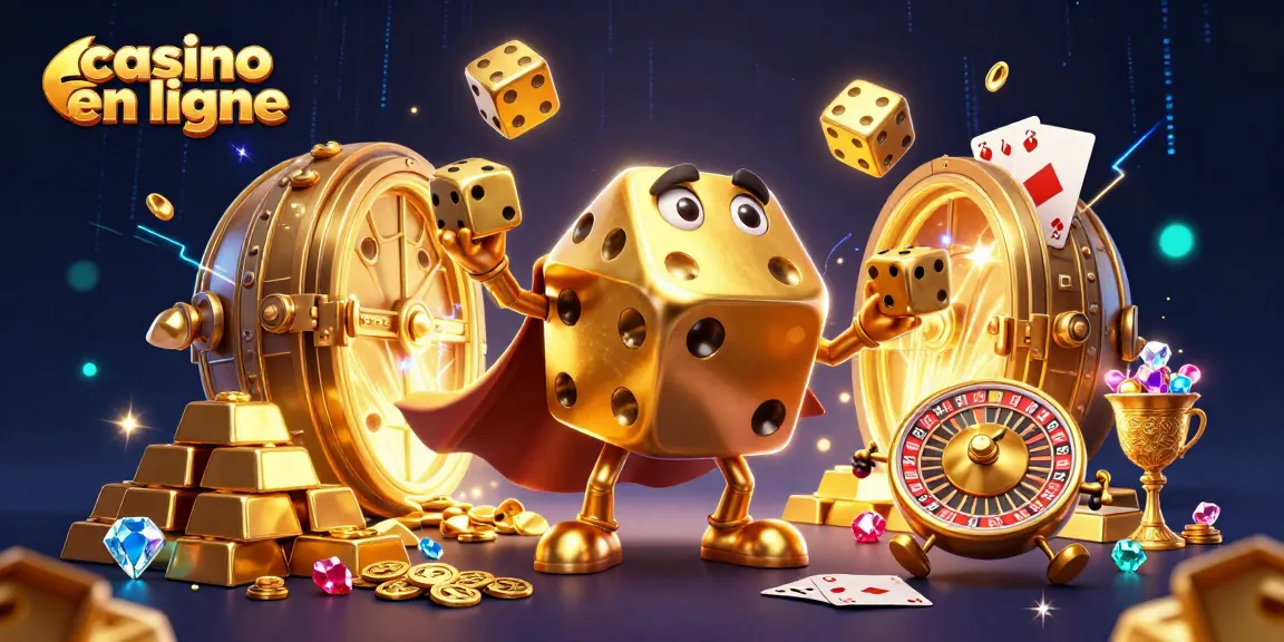 Jouez à des jeux captivants sur un casino en ligne rempli de trésors en or.