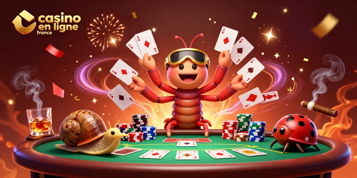Jouez à des jeux captivants sur casino en ligne france avec un dealer millipède et des jetons massifs.