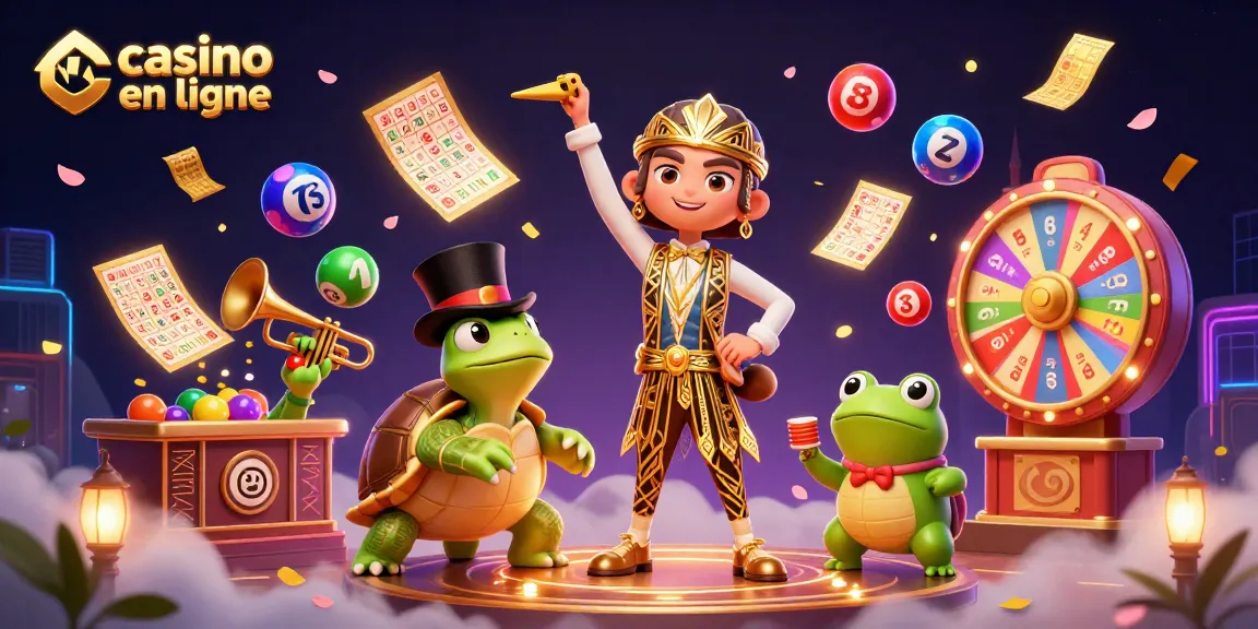 Jouez dans le casino en ligne tout en vous amusant avec des personnages animés et des éléments ludiques.