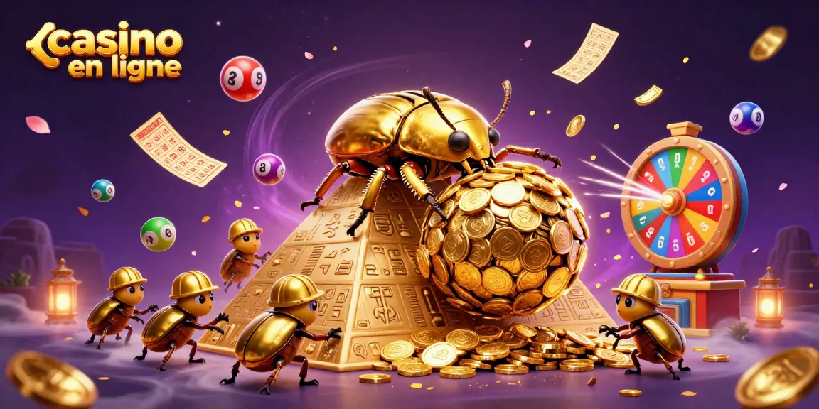 Faites tourner la roulette au casino en ligne avec des pièces d'or et des symboles anciens.