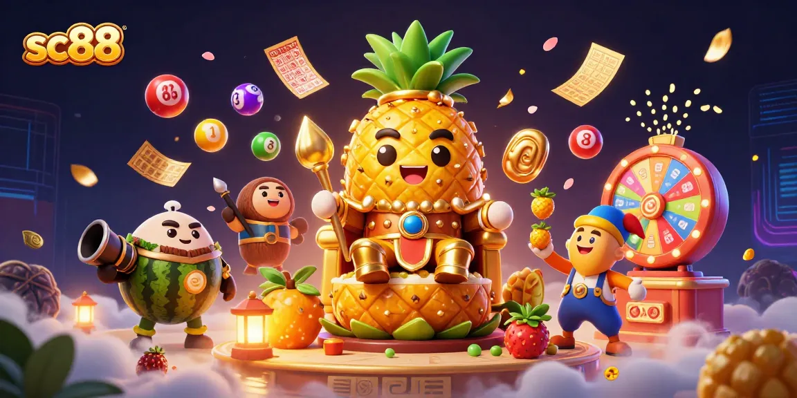 Win big with sc88 in a vibrant 3D cartoon casino scene full of dynamic game elements