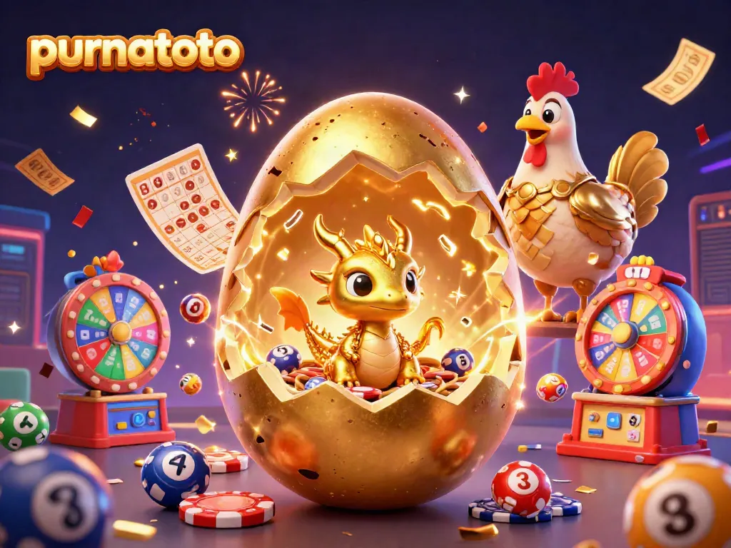 Menang besar dengan purnatoto saat melihat naga emas dan chip poker bersinar di kasino.