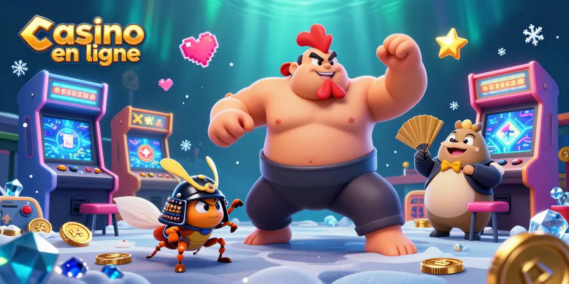 Obtenez des gains excitants au casino en ligne avec des personnages animés et des machines colorées.