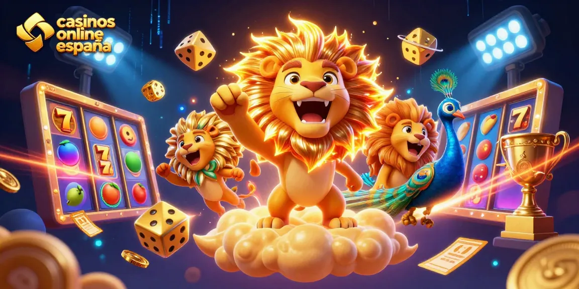 Disfruta de la emoción en casinos online España con esta ilustración de mesa de juegos y premios.