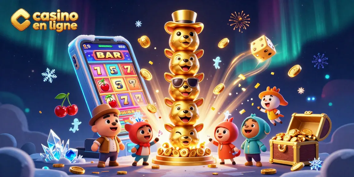 Gagnez avec le casino en ligne grâce aux machines à sous et aux jackpots animés.