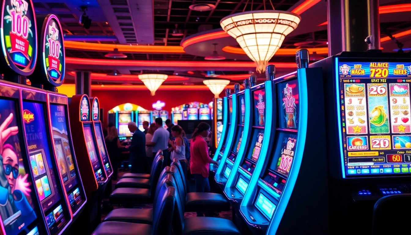 Experience engaging non gamstop Casino Uk gaming action with vibrant lighting and players.