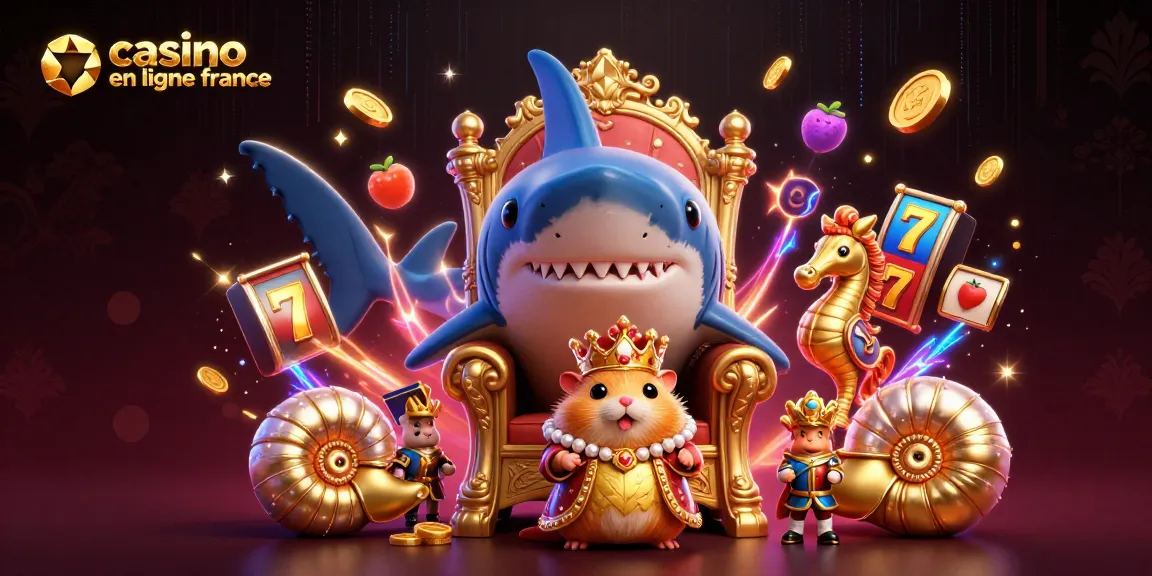 Plongez dans l'univers des casinos en ligne France avec le roi hamster et ses gardes marins.