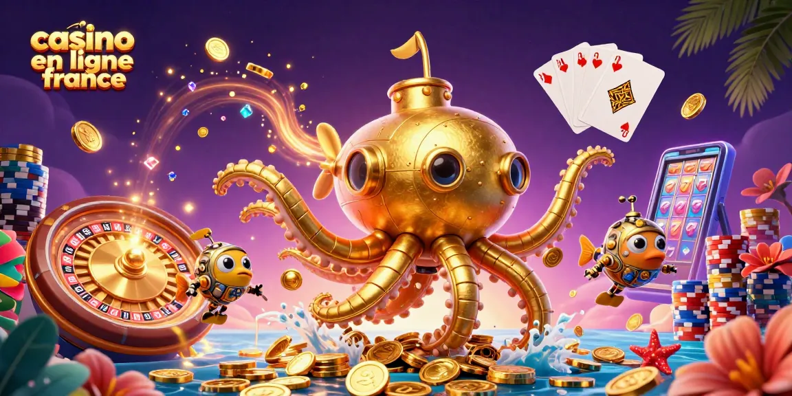 Plongez dans l'univers des jeux d'argent avec casino en ligne France et des symboles scintillants.