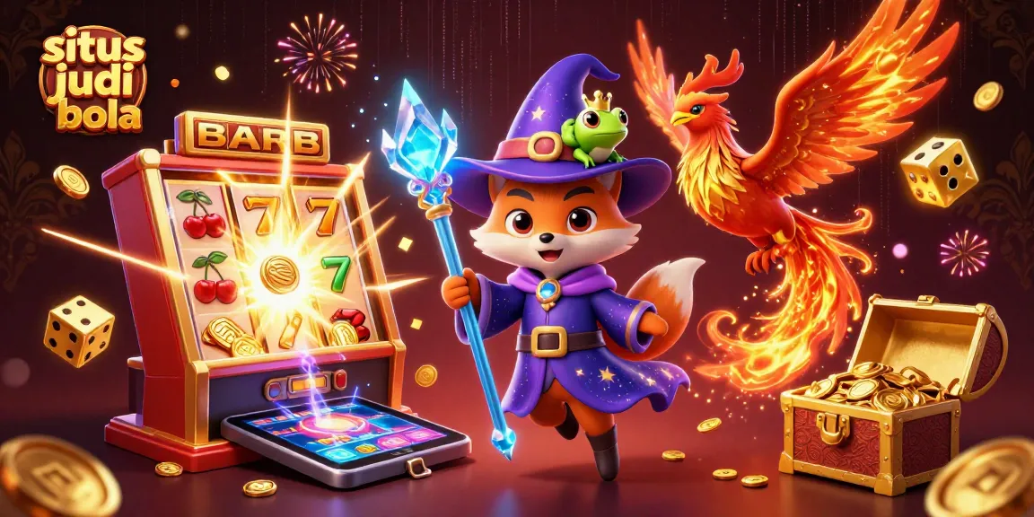Experience situs judi bola with dynamic 3D characters and exciting betting elements showcasing a fun gambling scene.