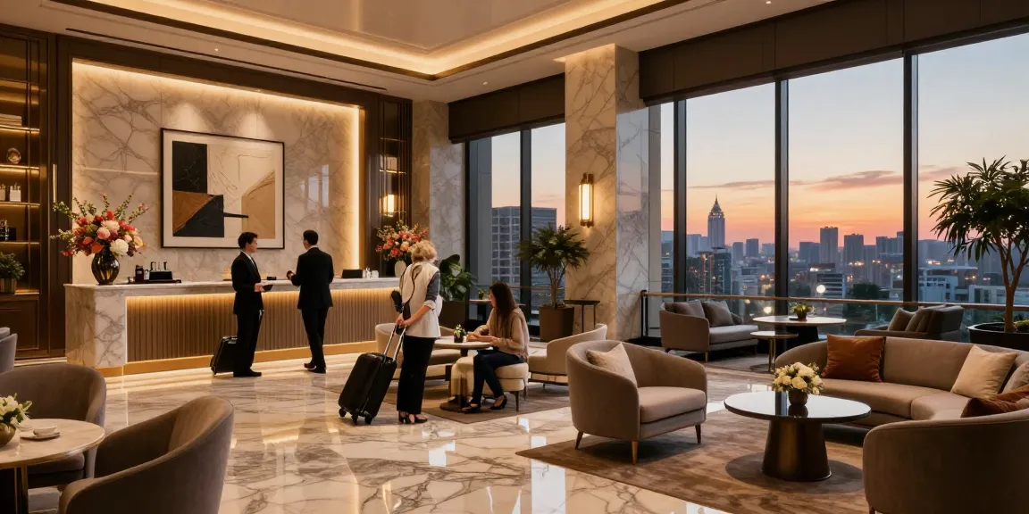 Luxurious lobby at Carter Hotel showcasing elegance, welcoming guests with premium services at https://www.carterhotel.com.