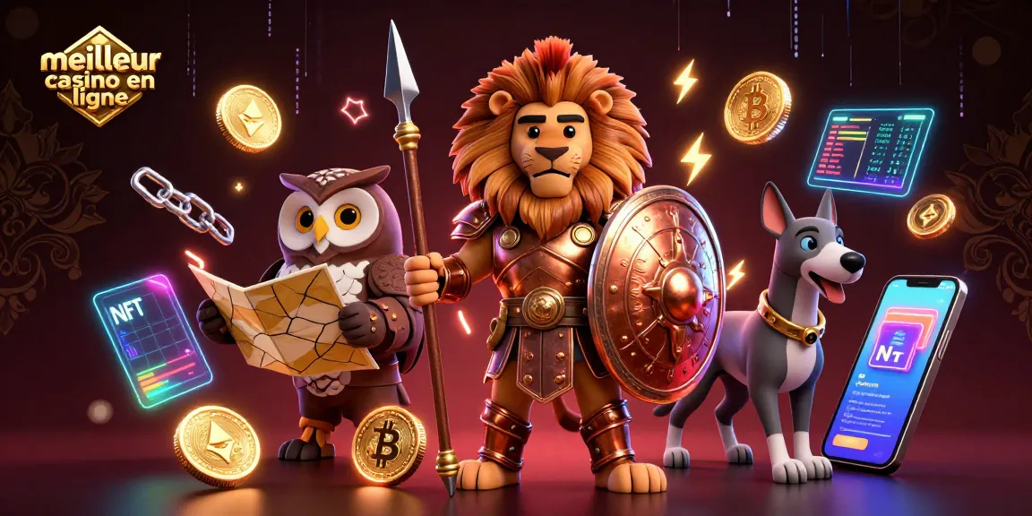 Découvrez le meilleur casino en ligne avec un lion spartan et des éléments de crypto-monnaies.
