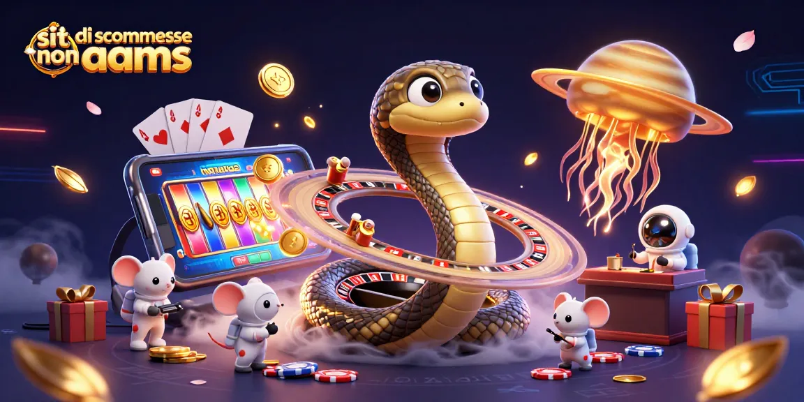 Gioca sui siti di scommesse non aams con simpatici topolini astronauti e giochi intergalattici.