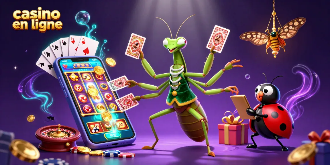 Vivez l'excitation du casino en ligne avec cette illustration détaillée de personnages de casino animés.