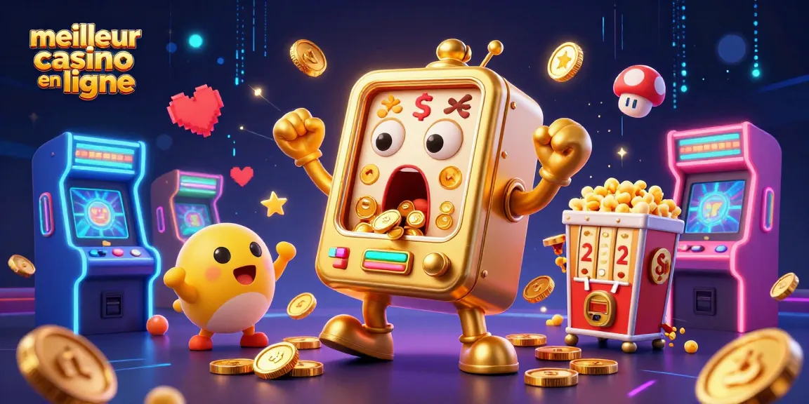 Machine à sous dorée en ligne surprise avec jackpot, meilleur casino en ligne, joyeuseté des pièces d'or