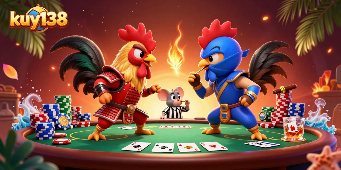 kuy138 menghidupkan duel ayam dengan keceriaan judi poker di arena penuh warna