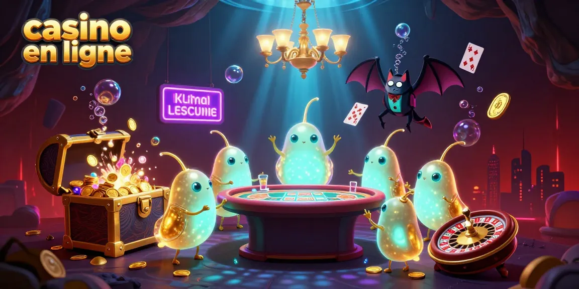 Jouez à des jeux captivants sur un casino en ligne, avec des lucioles éclairant la scène dans un univers immersif.