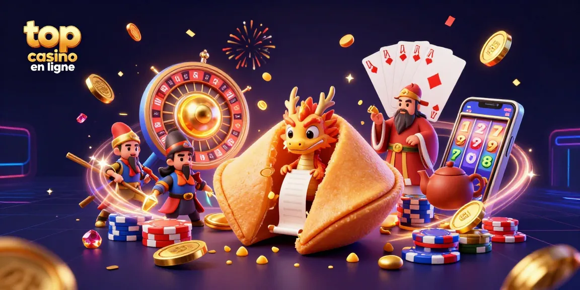 Image illustrant les meilleurs casinos en ligne avec une ambiance dynamique de jeu, mettant en avant le top casino en ligne.