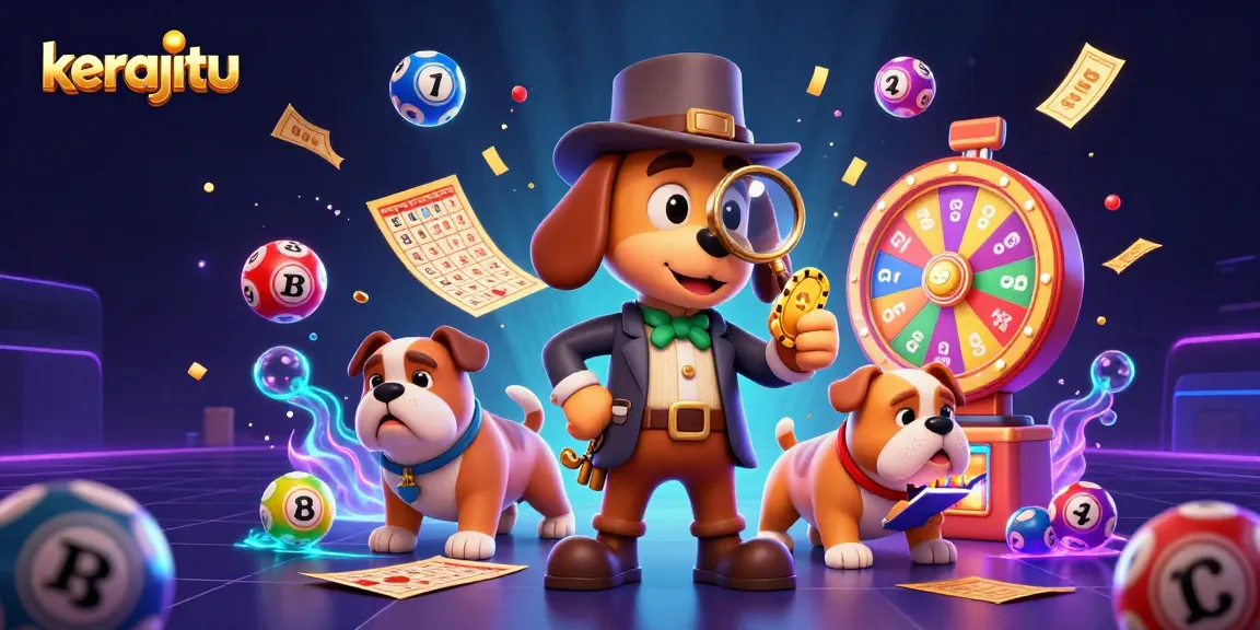 Experience winning moments with kerajitu as a detective duo navigates colorful prizes and clues.