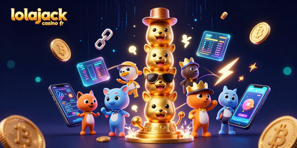 Spin and win at lolajack casino fr with vibrant animations of golden totem characters.