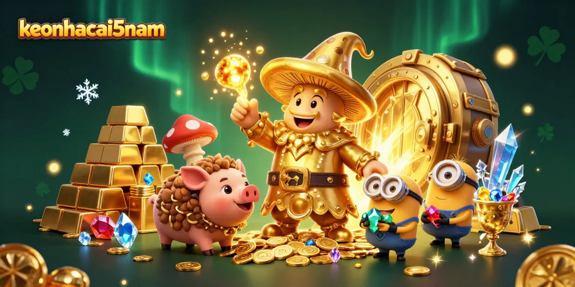 Join the magical world of keonhacai5nam as treasures turn to gold during thrilling gambling adventures.