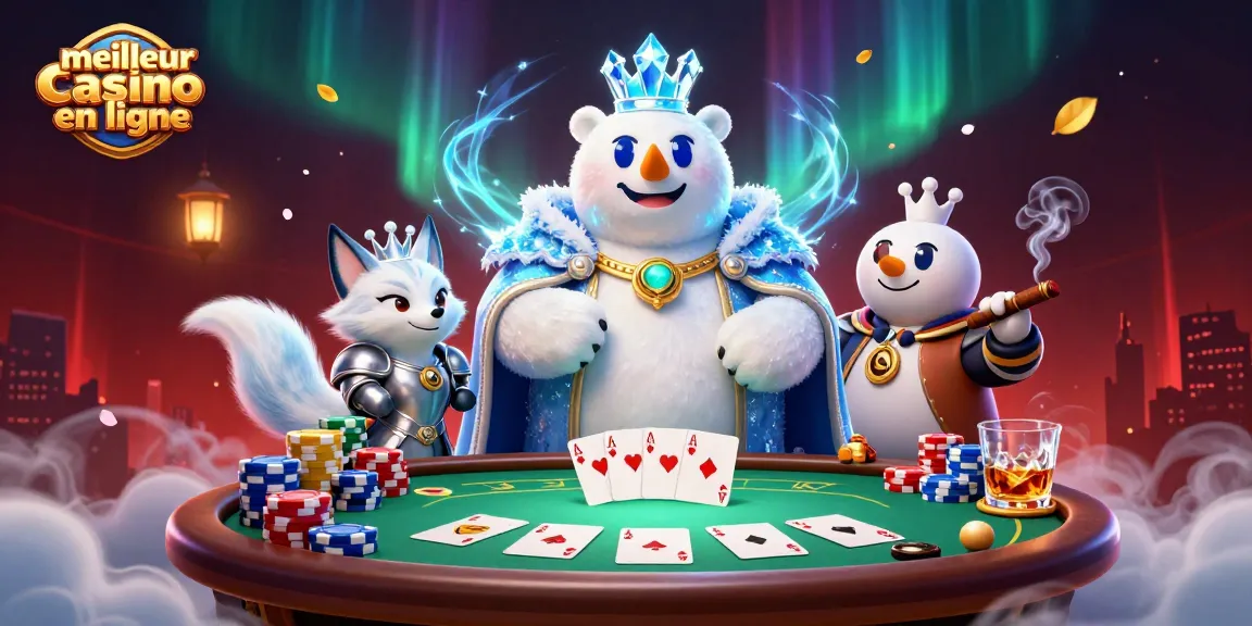 Jouer au meilleur casino en ligne avec un ours polaire royal et une renarde en armure.