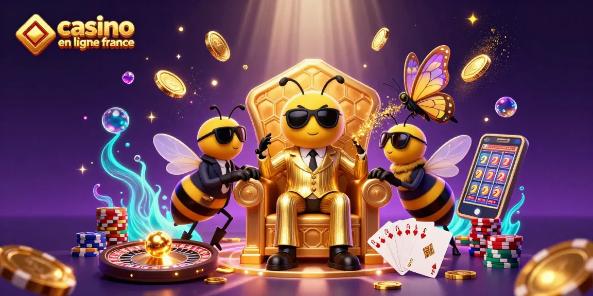 Profitez de l'expérience du casino en ligne France avec un boss bumblebee dans une scène animée.