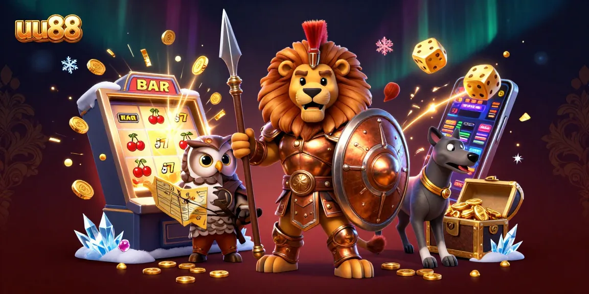 Experience thrilling gameplay at uu88 with dynamic slots and vivid casino elements in a captivating scene.
