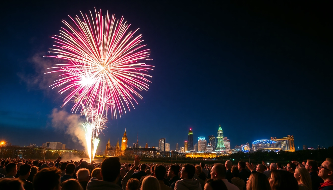 Experience the vibrant manchester fireworks display lighting up the night sky with excitement and joy.