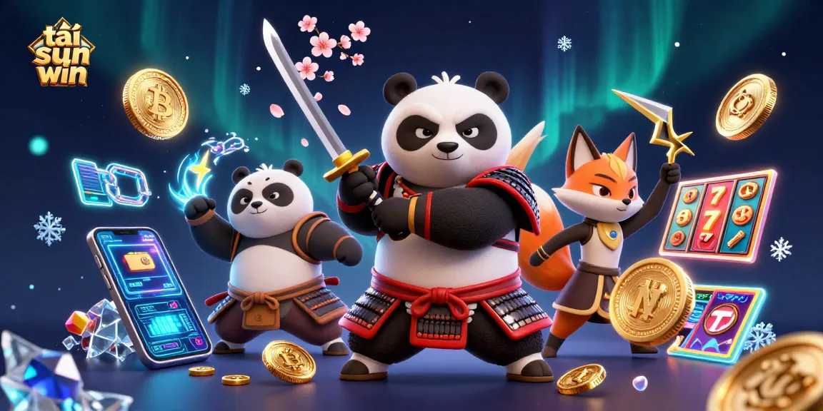 Engage in the vibrant world of tải sun win, showcasing animated characters and casino elements.