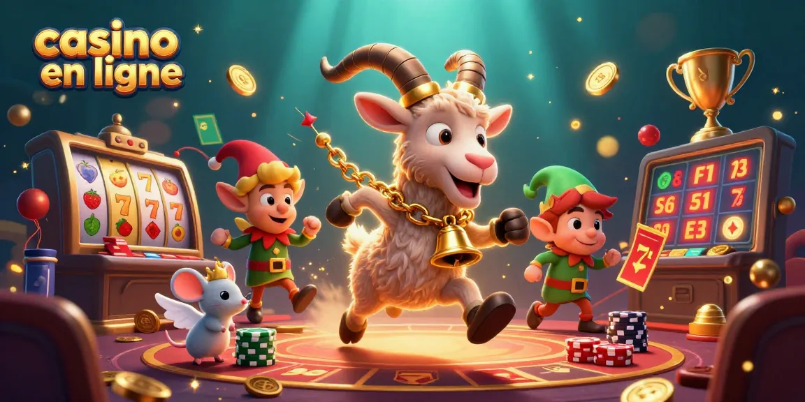 Les elfes malicieux volent des jetons dans un casino en ligne où Krampus gouverne.