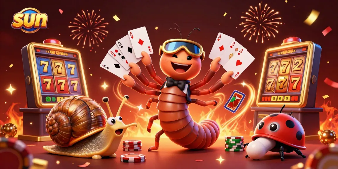 Experience thrilling casino action with sun-themed characters and dynamic slot gaming elements.