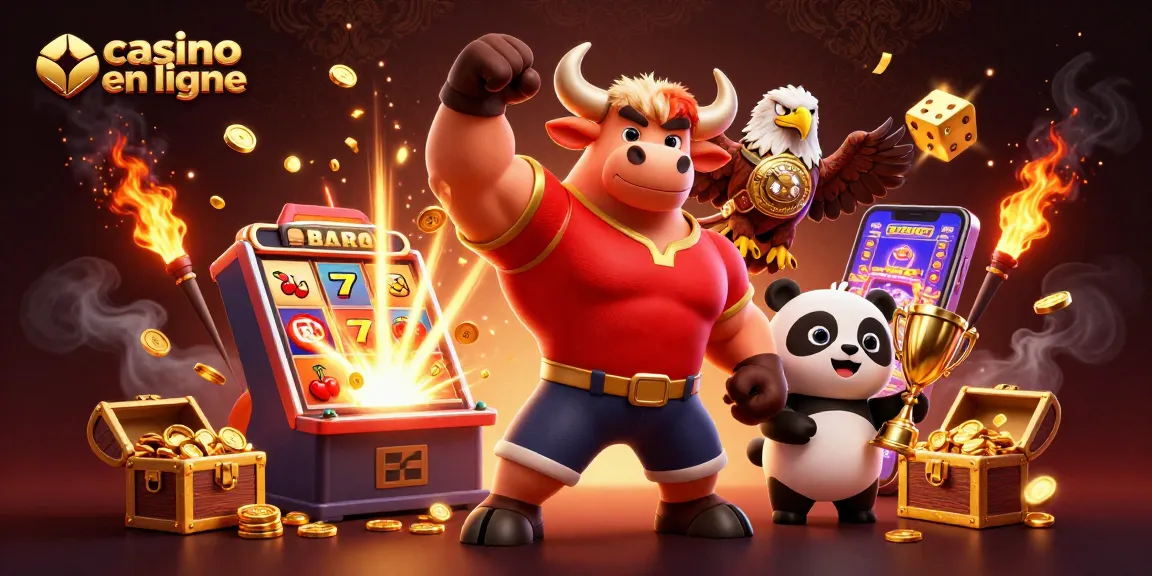 Jouez à des jeux captivants sur casino en ligne avec des personnages colorés et des éléments de jackpot.