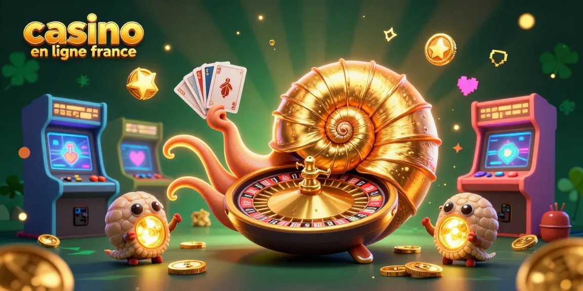 Plongez dans l'univers des casinos en ligne en France avec des personnages de nautilus et des jeux colorés.