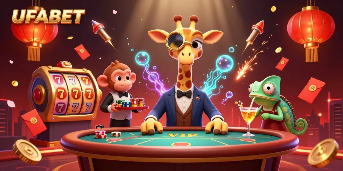 Spin slots and enjoy thrilling UFABET gaming with vibrant 3D characters and dynamic effects!