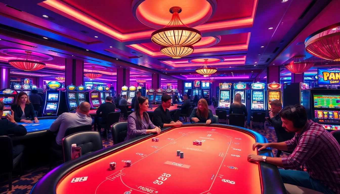 Experience the thrill of Non gamstop Casino Uk with vibrant gaming scenes and engaged players.