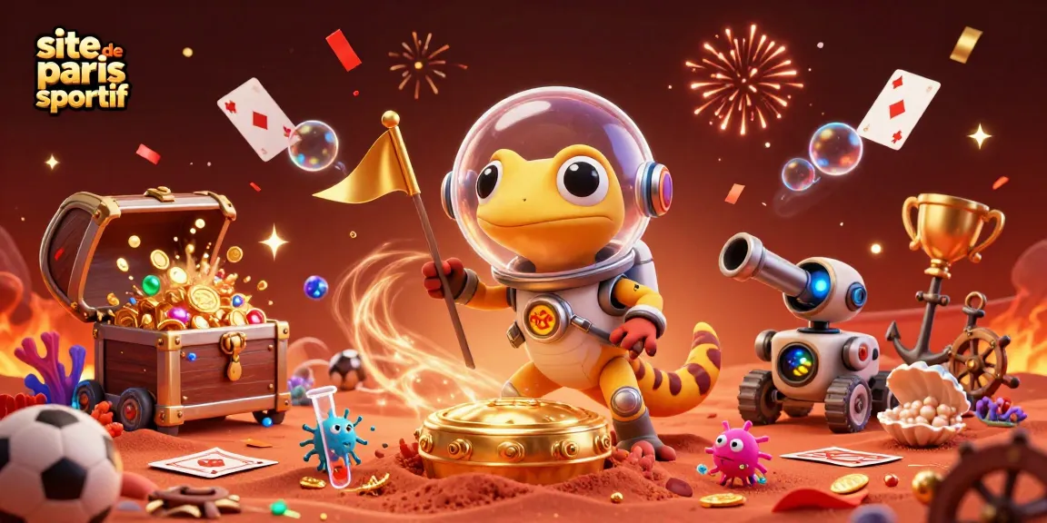 Stimulez votre adrénaline avec notre site de paris sportif et découvrez un casino caché sur Mars.