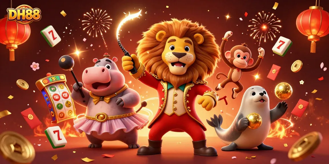 Experience thrilling slots and jackpots at DH88 with vibrant characters and exciting gameplay!