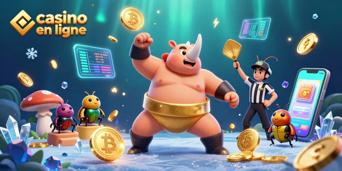 Le casino en ligne propose des jeux captivants sous la forme d'une illustration dynamique de scarabées et de crypto-monnaies.