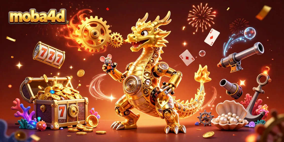 Experience thrilling gameplay with moba4d and its stunning animated dragon and vibrant casino elements.
