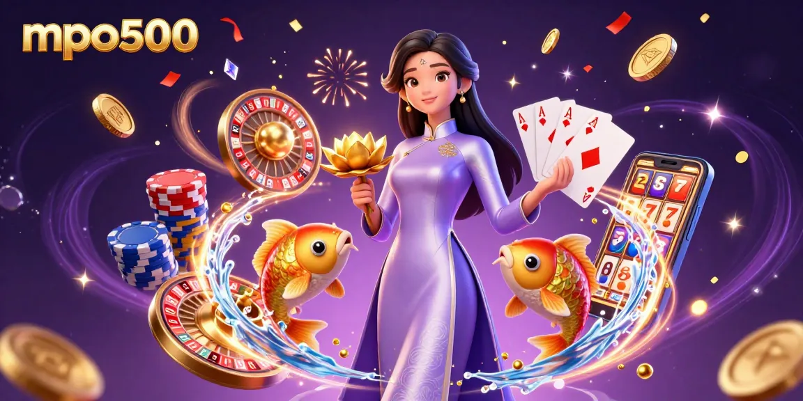 Engage with MPO500 through thrilling casino illustrations featuring dynamic gameplay and winning moments.