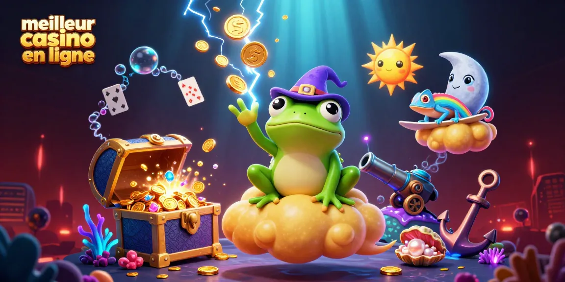 Découvrez les offres du meilleur casino en ligne en jouant avec des pièces d'or qui tombent du ciel.