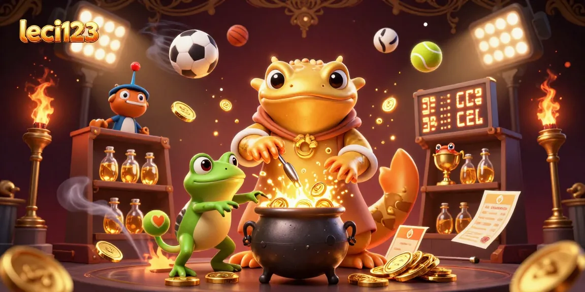 Experience the excitement of leci123 with a dynamic illustration of adventure and winnings!