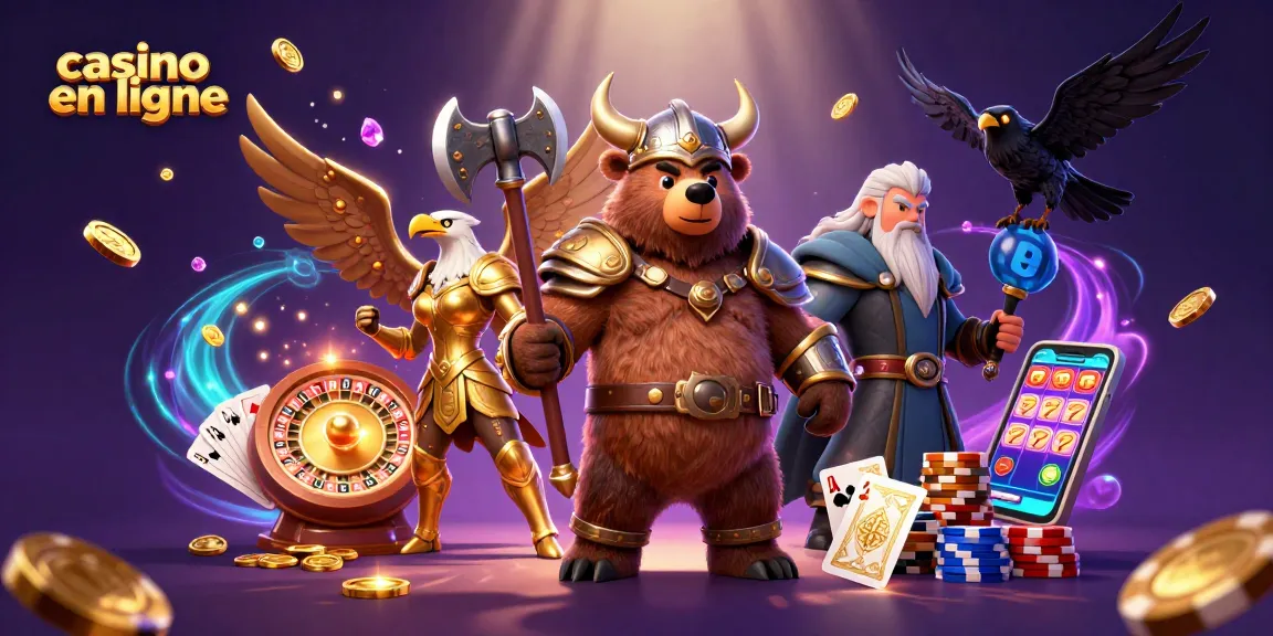 Jouez au casino en ligne avec des gains en or lors d'une aventure fantastique.