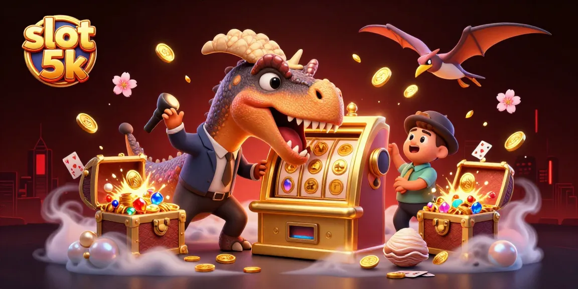 Experience thrilling moments with slot 5k as the pachycephalosaurus strikes the jackpot!