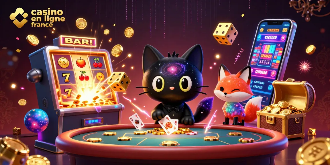 Jouer au casino en ligne France avec des jackpots éclatants et des animations colorées d'actions ludiques.