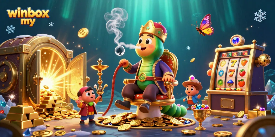 Experience the thrill of winbox my with vibrant casino illustrations filled with exciting gameplay elements.
